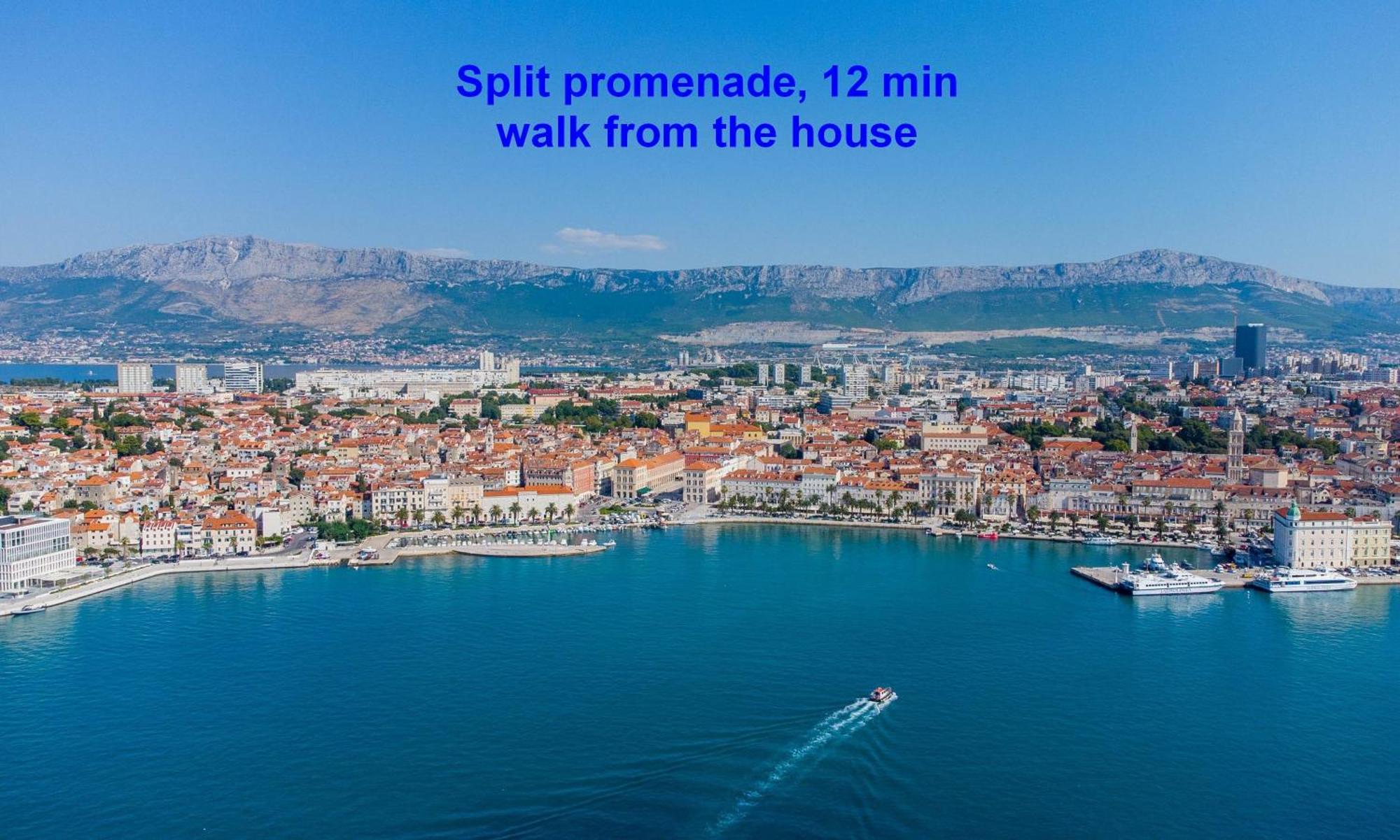 Villa Violeta With The Sea View, 3 Min Walk To The Beach Split Exterior foto