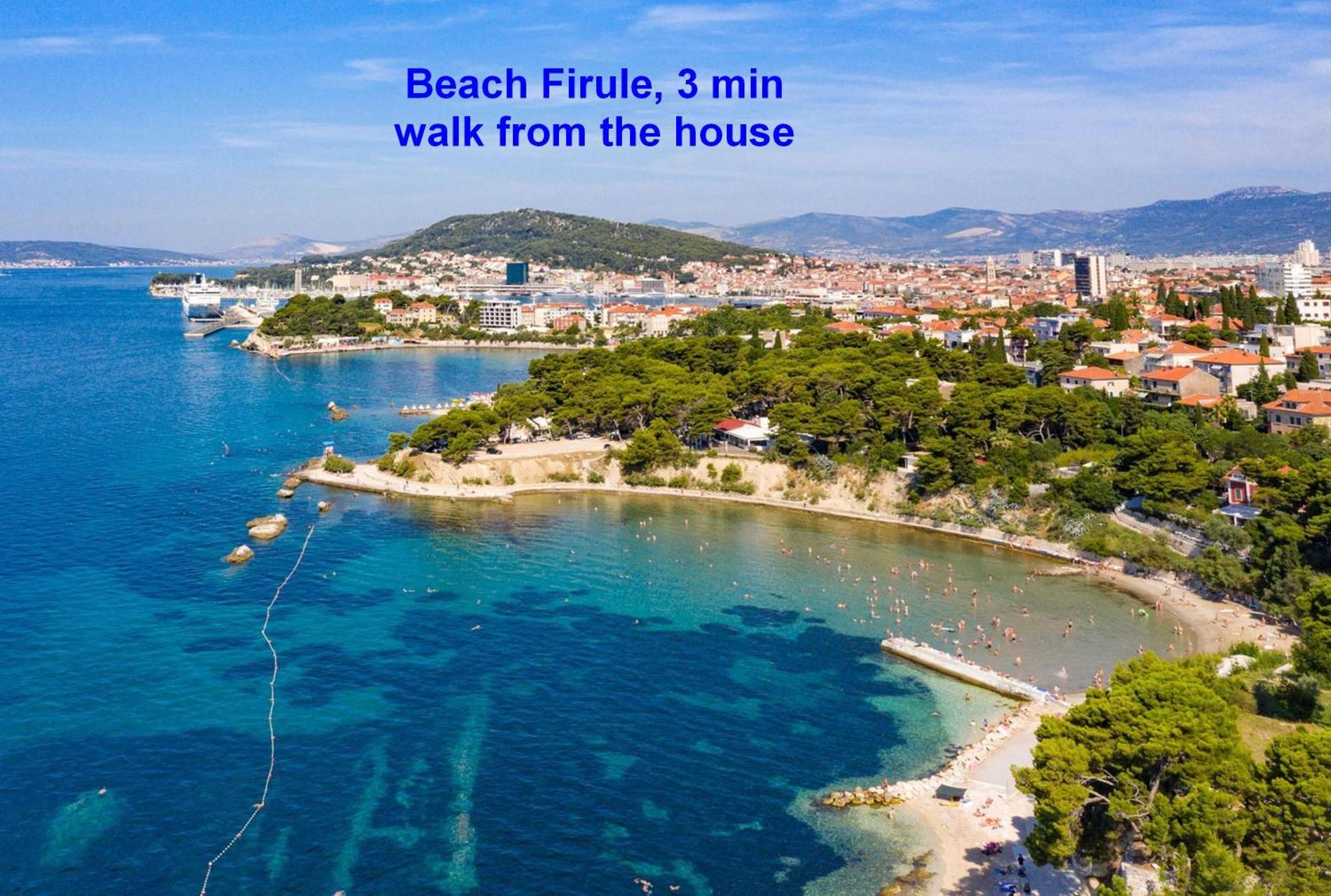 Villa Violeta With The Sea View, 3 Min Walk To The Beach Split Exterior foto